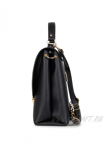 Модель №1478 | кожзам | гладкий | черный | Р847-1 | 30026