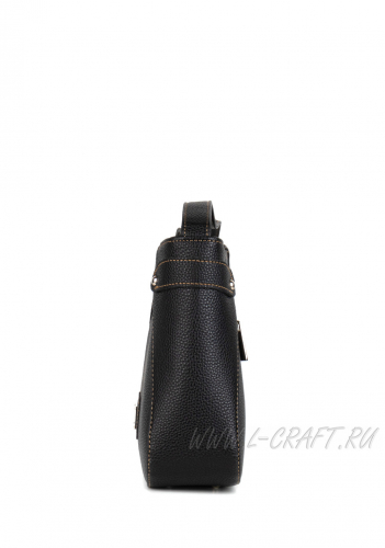 Модель №1306 | кожзам | гладкий | черный | Р908-1 | 29826