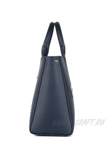 Модель №1286 | кожзам | гладкий | синий | Р765-6 | 29417