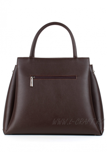 Модель №1451 | кожзам | гладкий тиснение | коричневый | Р848-2 | 30008