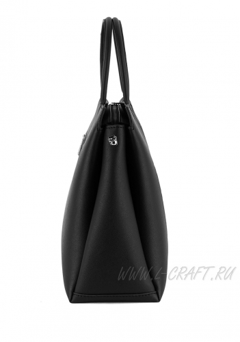 Модель №1451 | кожзам | гладкий тиснение | черный | Р848-1 | 27958