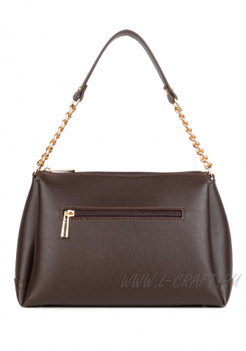 Модель №1446 | кожзам | гладкий тиснение | коричневый | Р848-2 | 30007