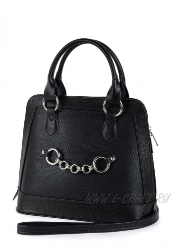 Модель №1474 | кожзам | варан | черный | Р829-1 | 30020