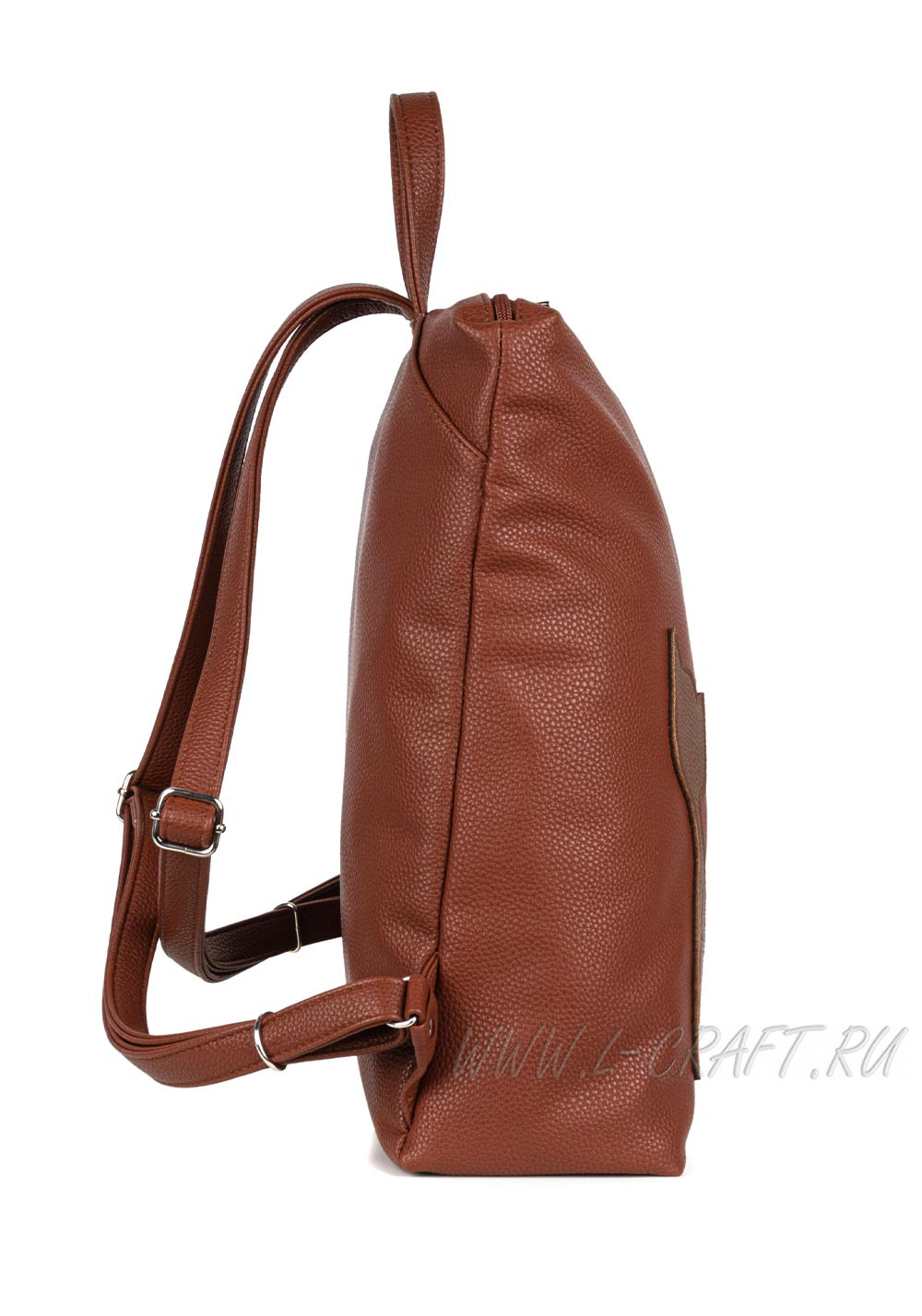 Модель №1307 | кожзам | гладкий | рыжий | Р820-22 | 29499