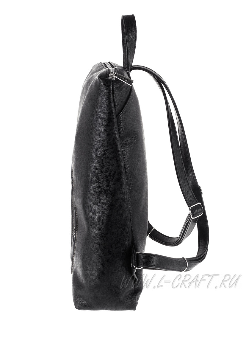 Модель №1307 | кожзам | гладкий | черный | Р831-1 | 26109