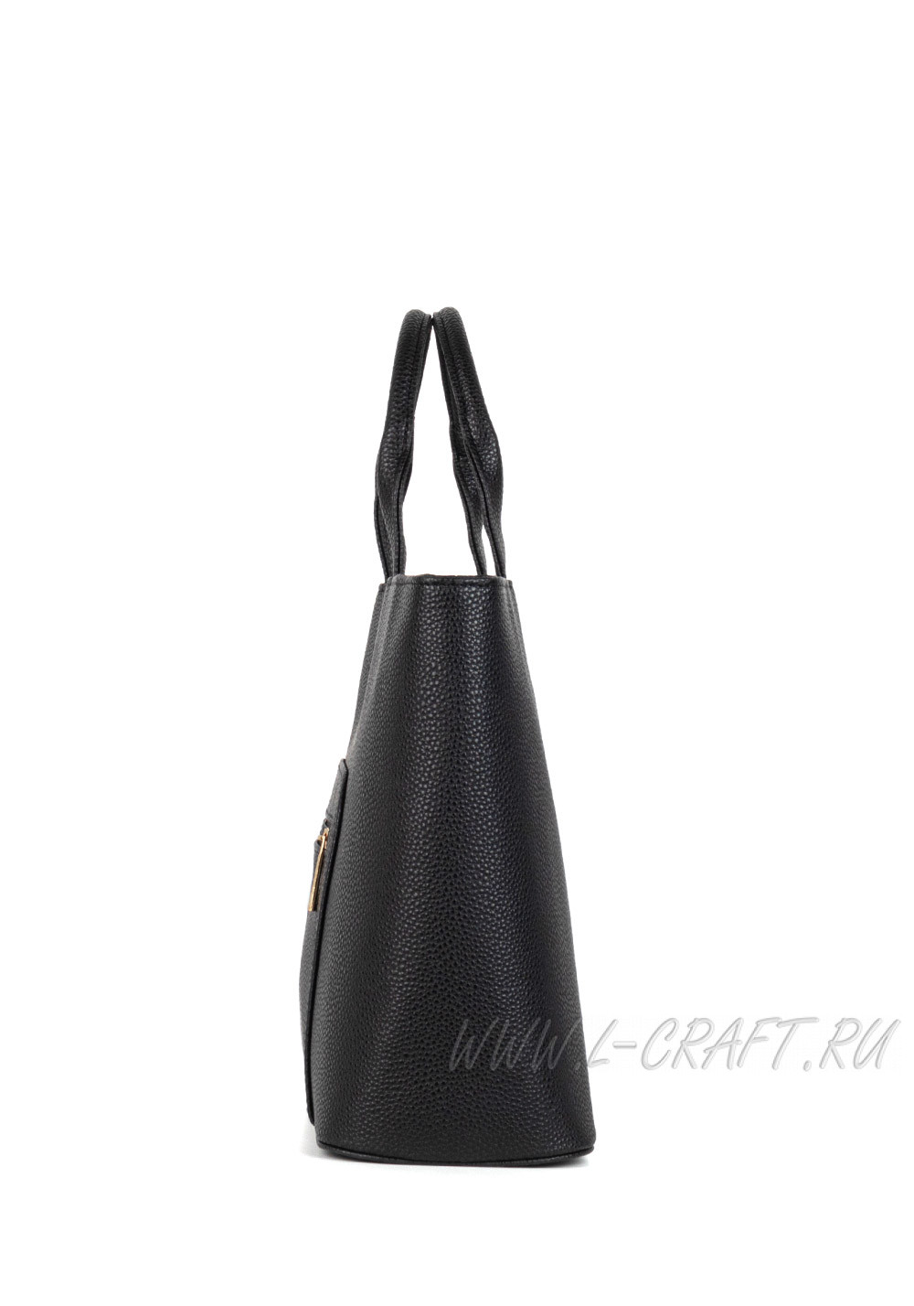 Модель №1244 | кожзам | гладкий | черный | Р908-1 | 29822