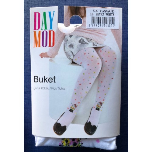 D5145-1 Колготки 'BUKET' 110/116 р для девочек DAYMOD