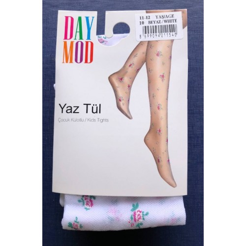 D5088-2 Колготки 'YAZ TUL' 122/128 р для девочек DAYMOD