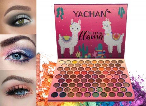 Профессиональная палитра теней для макияжа Lama Yachan Beauty Eyeshadow Palette 86 цветов
