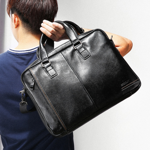 сумка мужская деловой стиль черная