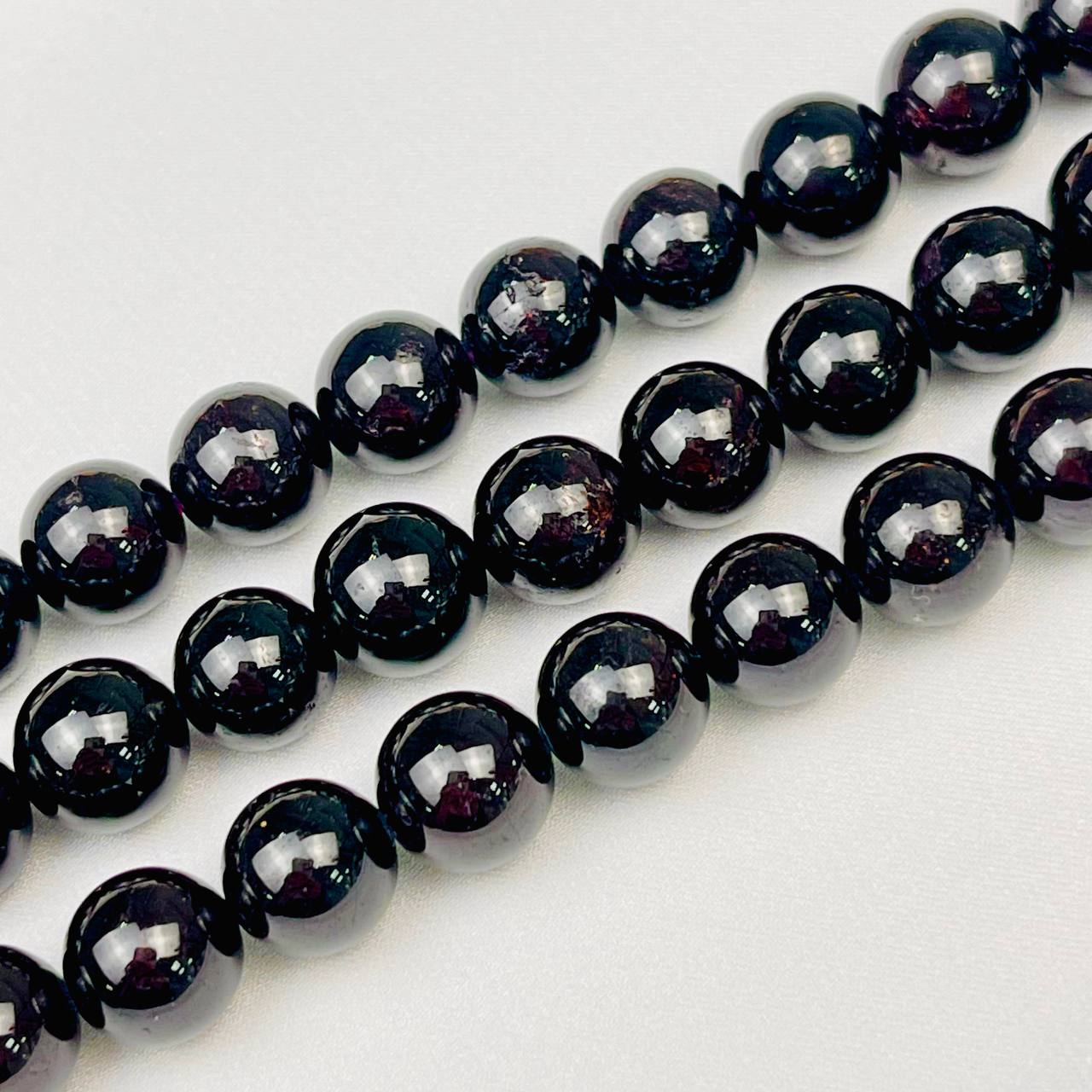 Радуга Самоцветов Бусины для украшений из Граната (39 бусин)