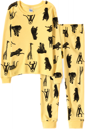 Пижама для мальчика Zoo mustard