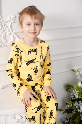 Пижама для мальчика Savanna mustard