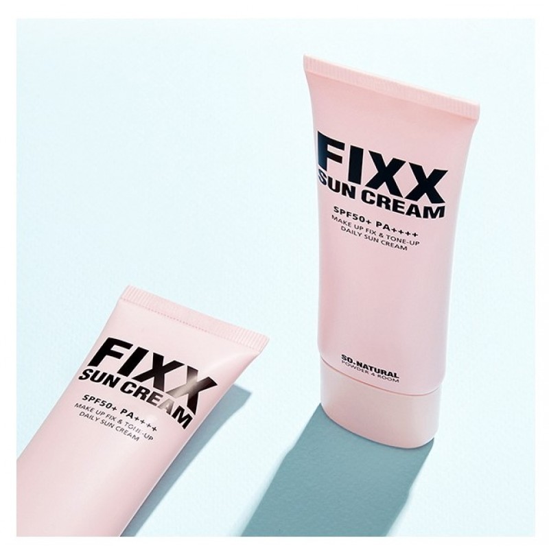 SO NATURAL FIXX SUN CREAM SPF50+/PA++++ - Крем против загара с тонизирующим действием.