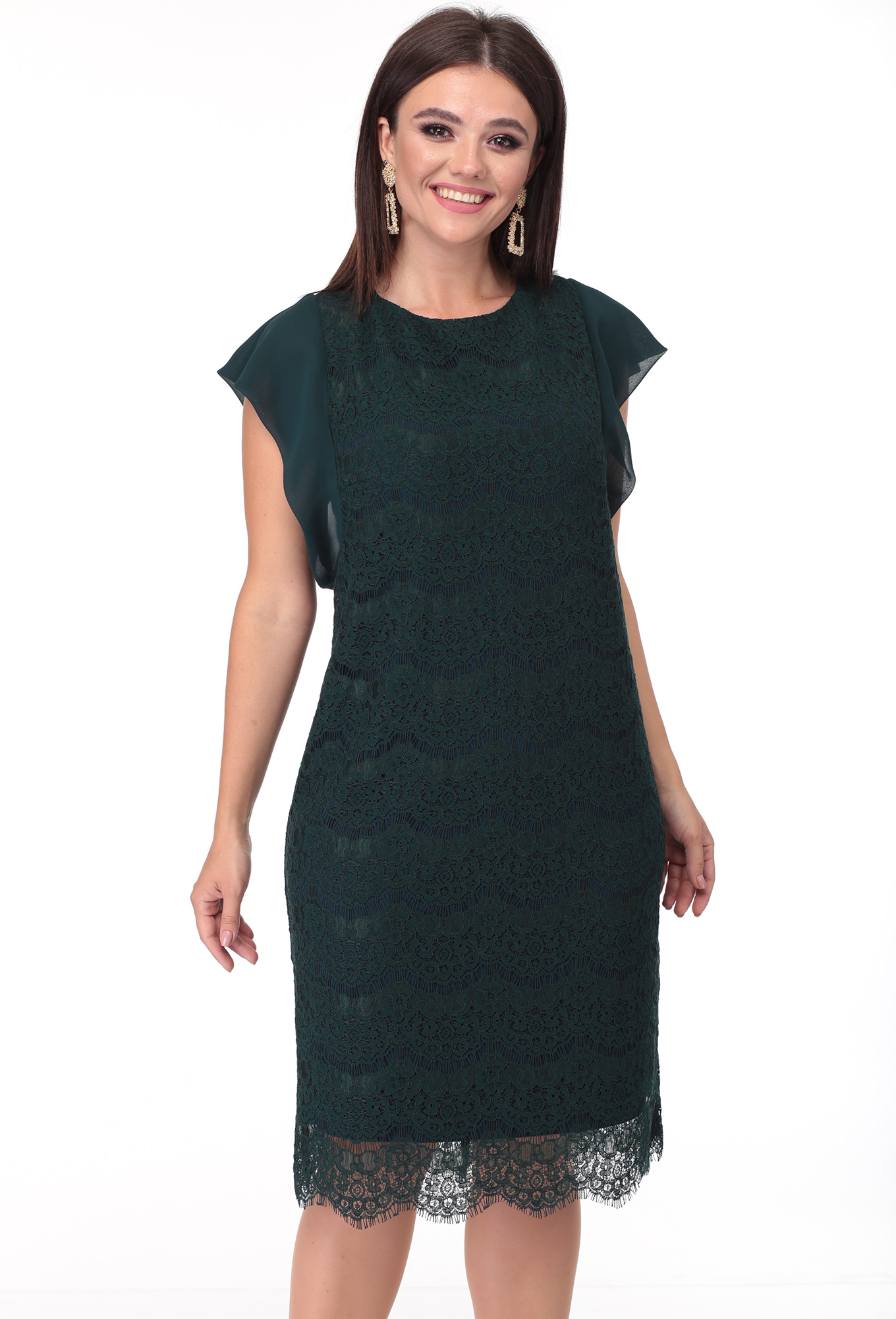 ст. цена1999руб.! Платье Anastasia Mak 748 зеленый