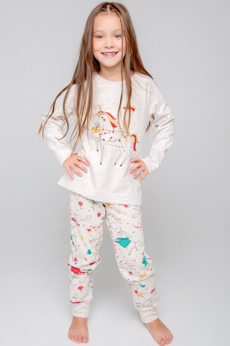 Crockid / Теплая пижама для девочки