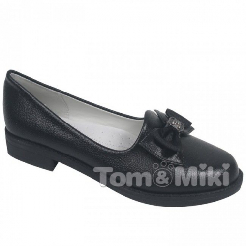 Туфли для девочек B-9386-A, черный