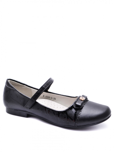 Туфли для девочек B-0686-A, черный