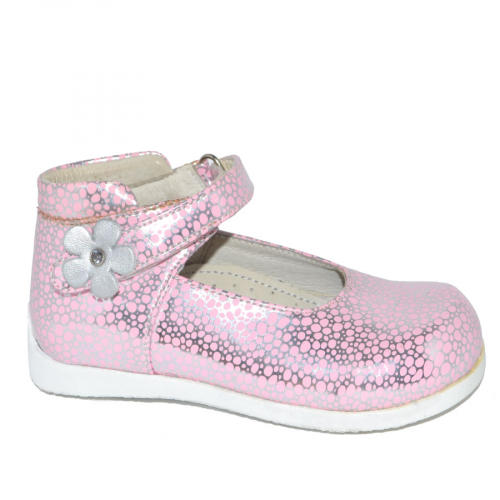 Туфли для девочек 26-00136, розовый