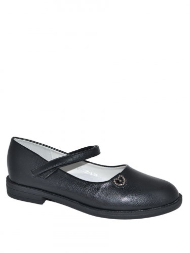 Туфли для девочек B-9385-A, черный