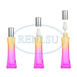 Рафаэль (50 мл) розовый + пласт. помпа 18-6 (с крышкой серебро)