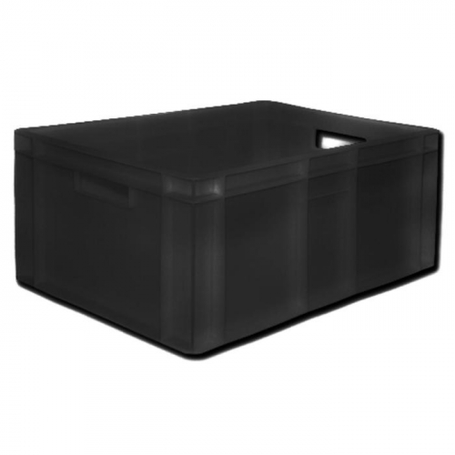 Ящик пластиковый, 204П, 60х40х25см, черный