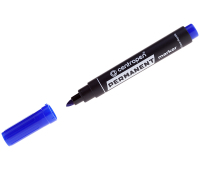 Маркер перманентный (нестираемый) CENTROPEN, скошенный наконечник 1-4,6 мм, синий, 8576/С, 003941