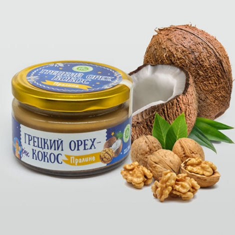ПРАЛИНЕ Грецкий орех-кокос 200р