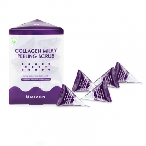   до 3.26 Пилинг-скраб для лица с коллагеном Mizon Collagen Milky Peeling Scrub24шт по 7г