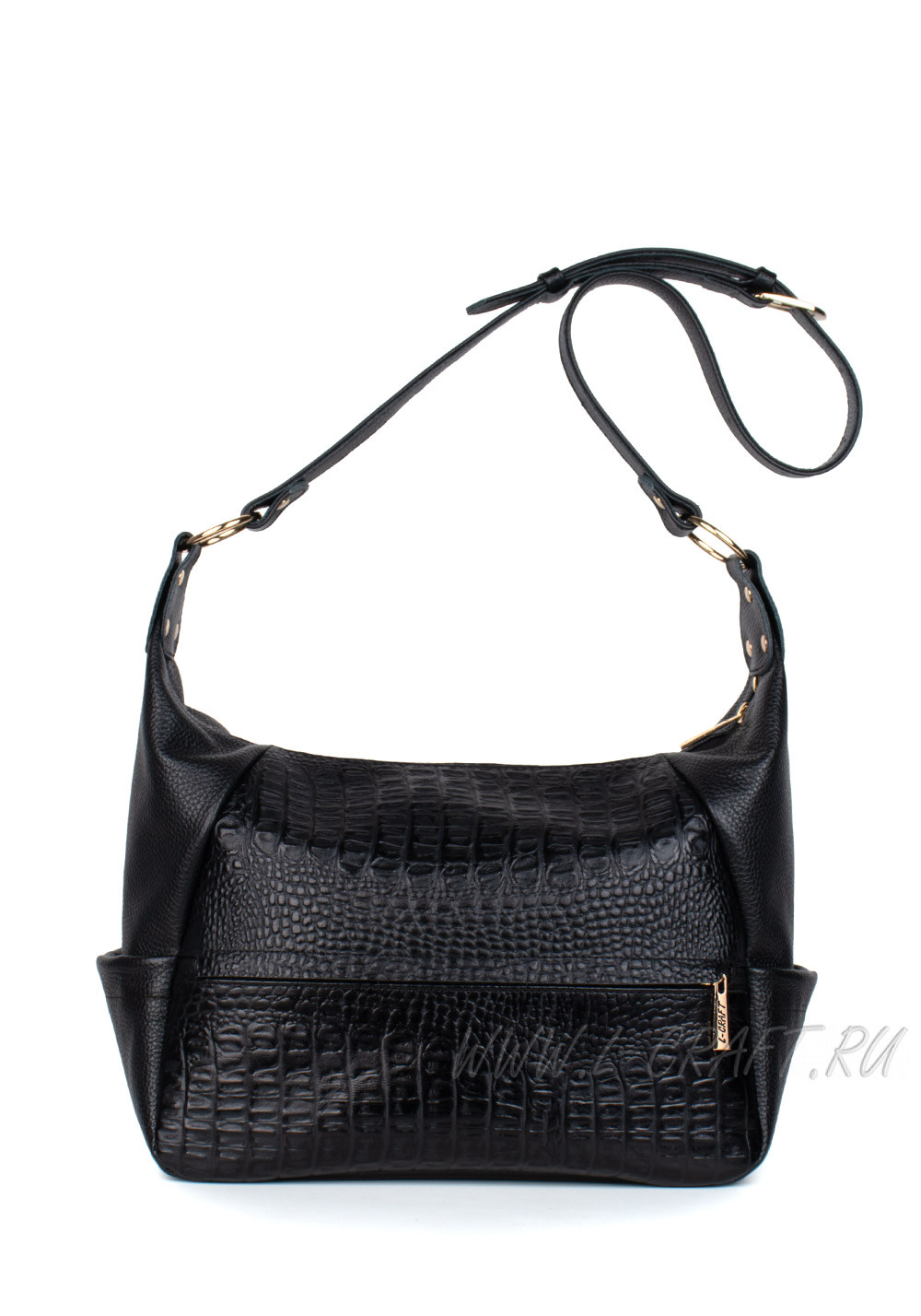 Модель №L79 | кожа | крокодил | черный | К209-1 | 30048