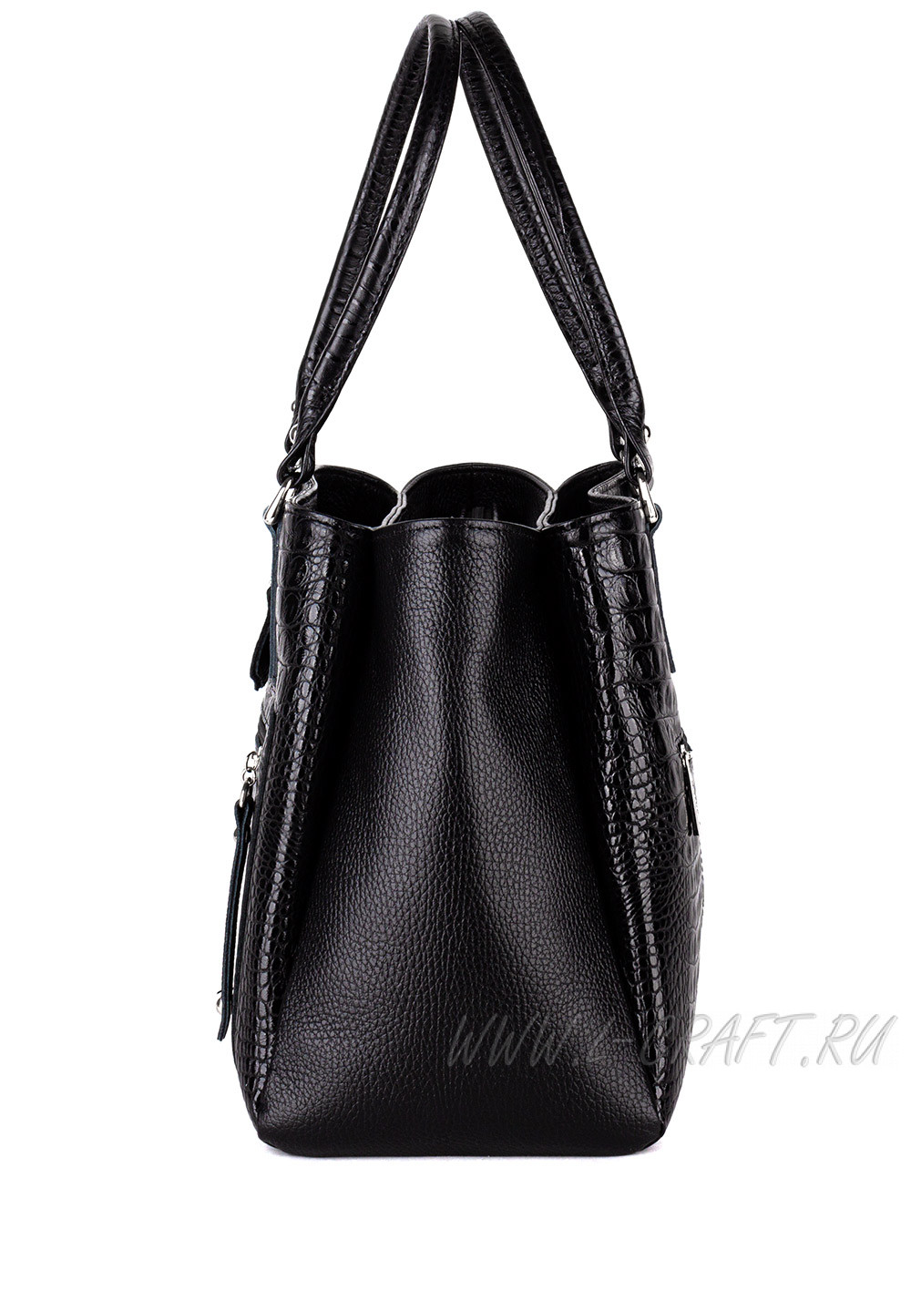 Модель №L127 | кожа | крокодил | черный | К209-1 | 28219