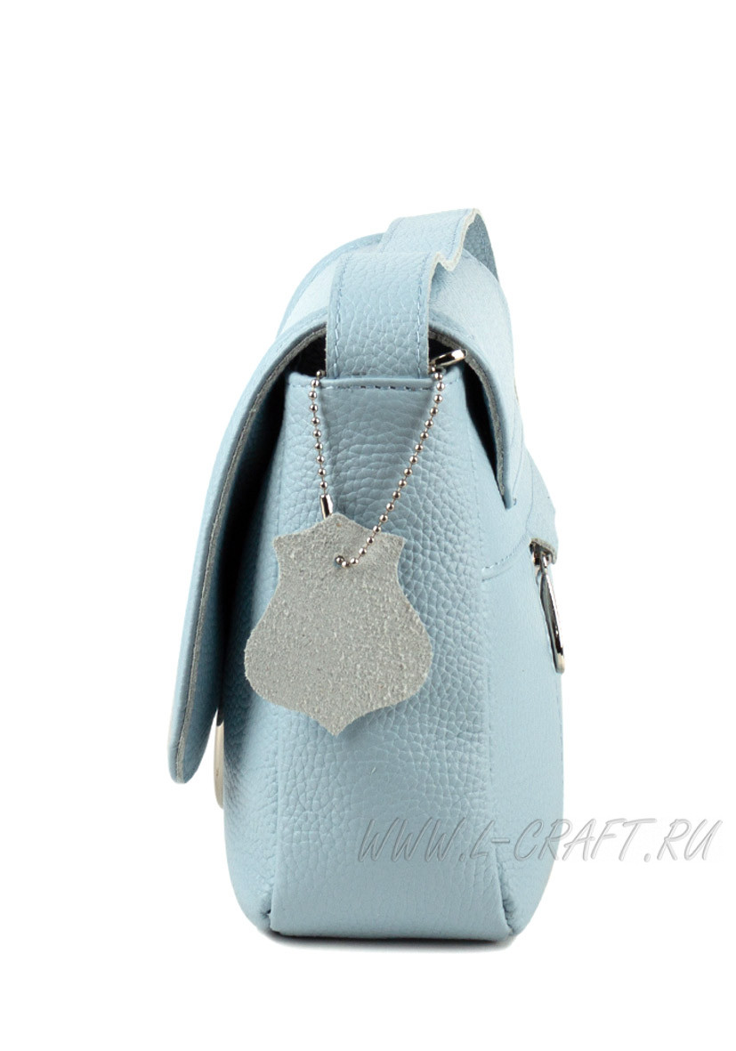 Модель №L108 | кожа | гладкий | голубой | К418-21 | 28575
