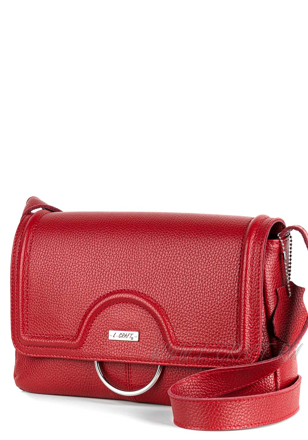 Модель №L108 | кожа | гладкий | красный | К418-22 | 28618