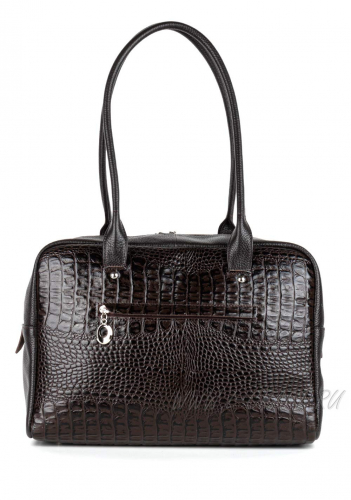 Модель №L71 | кожа | крокодил | коричневый | К209-2 | 29513