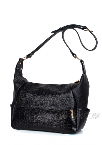Модель №L79 | кожа | крокодил | черный | К209-1 | 30048
