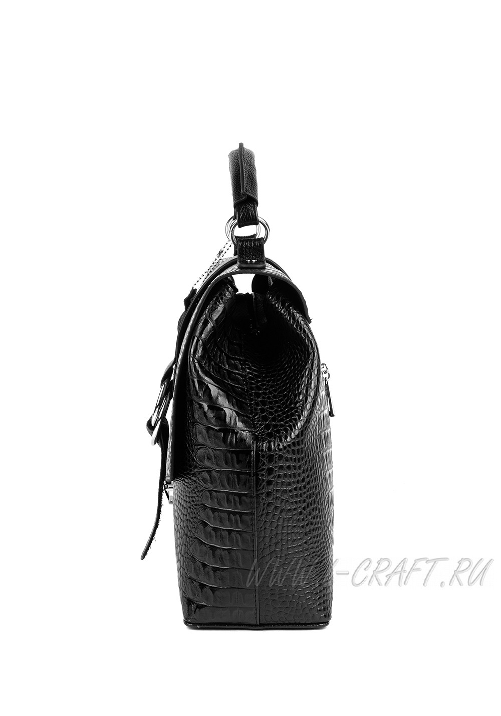 Модель №L117 | кожа | крокодил | черный | К209-1 | 26738