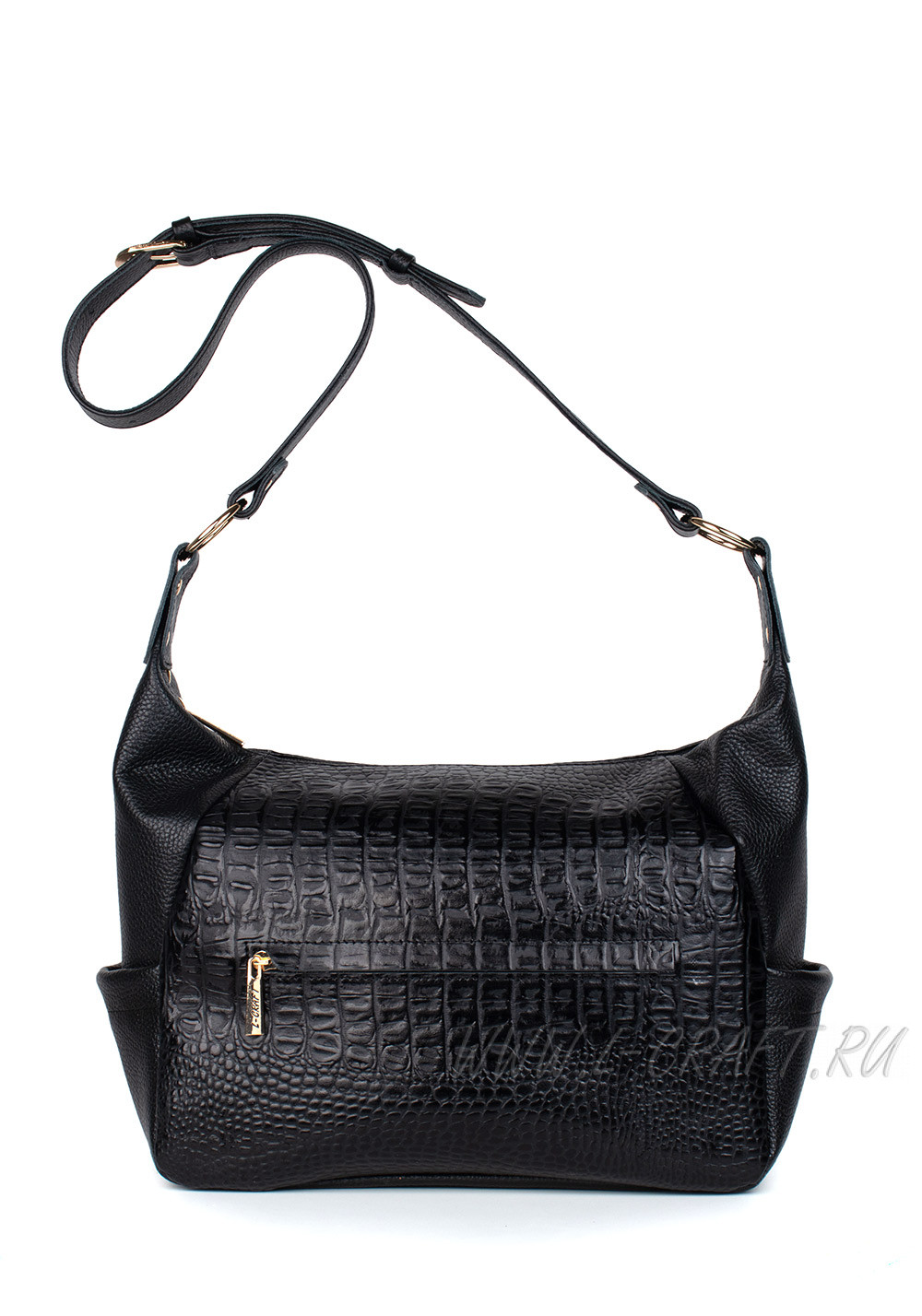 Модель №L79 | кожа | крокодил | черный | К209-1 | 30048