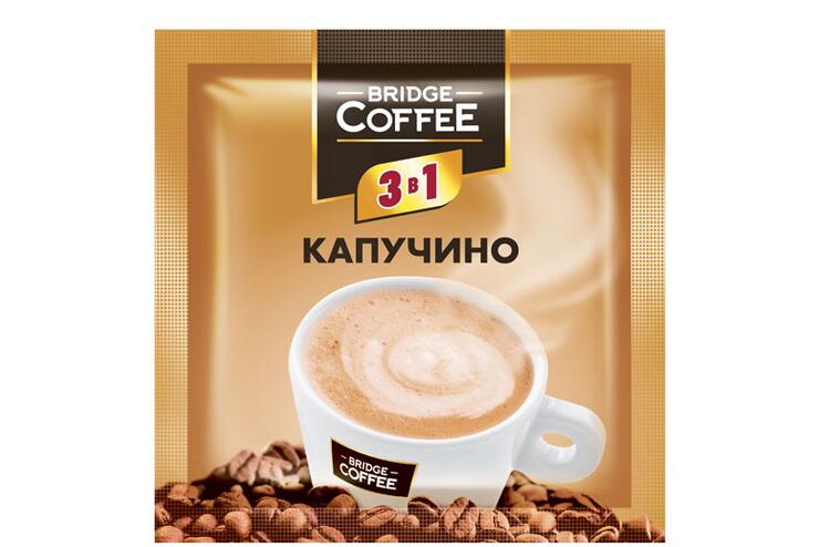 «Bridge Coffee», напиток кофейный 3 в 1 Капучино, 20 г (упаковка 16 шт)