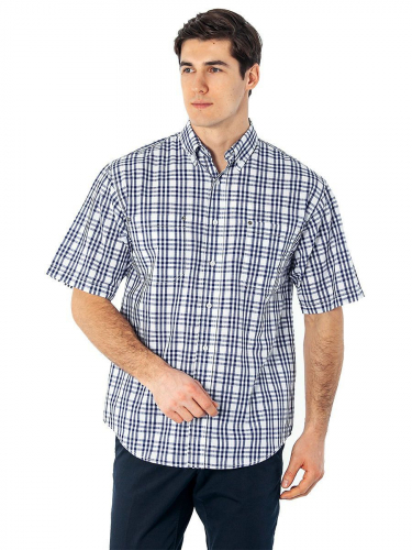 Клетчатая рубашка с короткими рукавами - Monolith