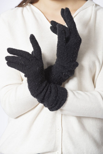Удлиненные черные перчатки - Marc O'Polo