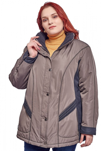 Утепленная куртка с контрастными вставками - MAXprotect