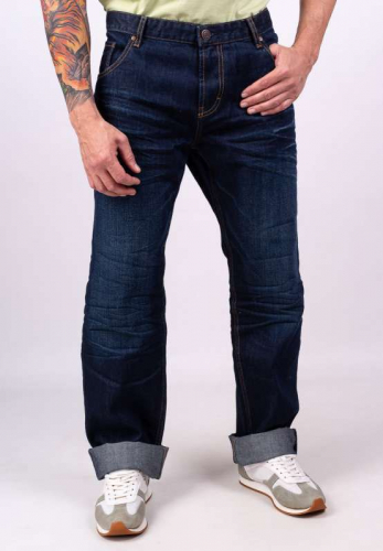 Синие джинсы с заломами - Tom Tailor
