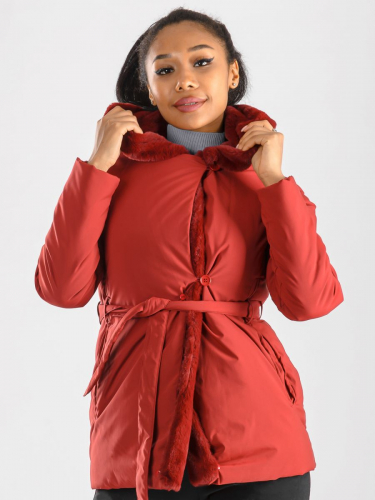 Красная куртка с поясом - Giupel