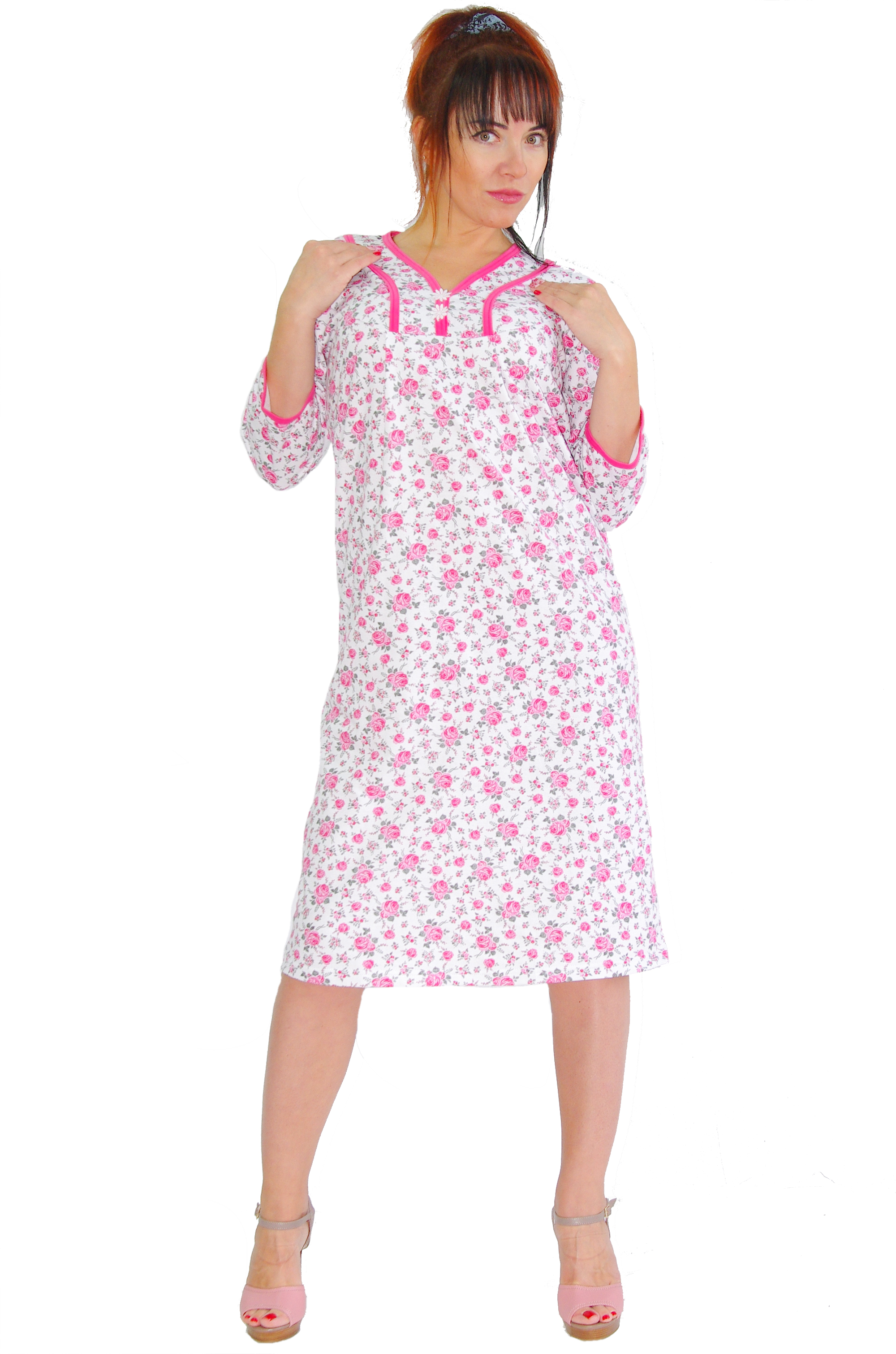 Ночная сорочка 019А (футер)