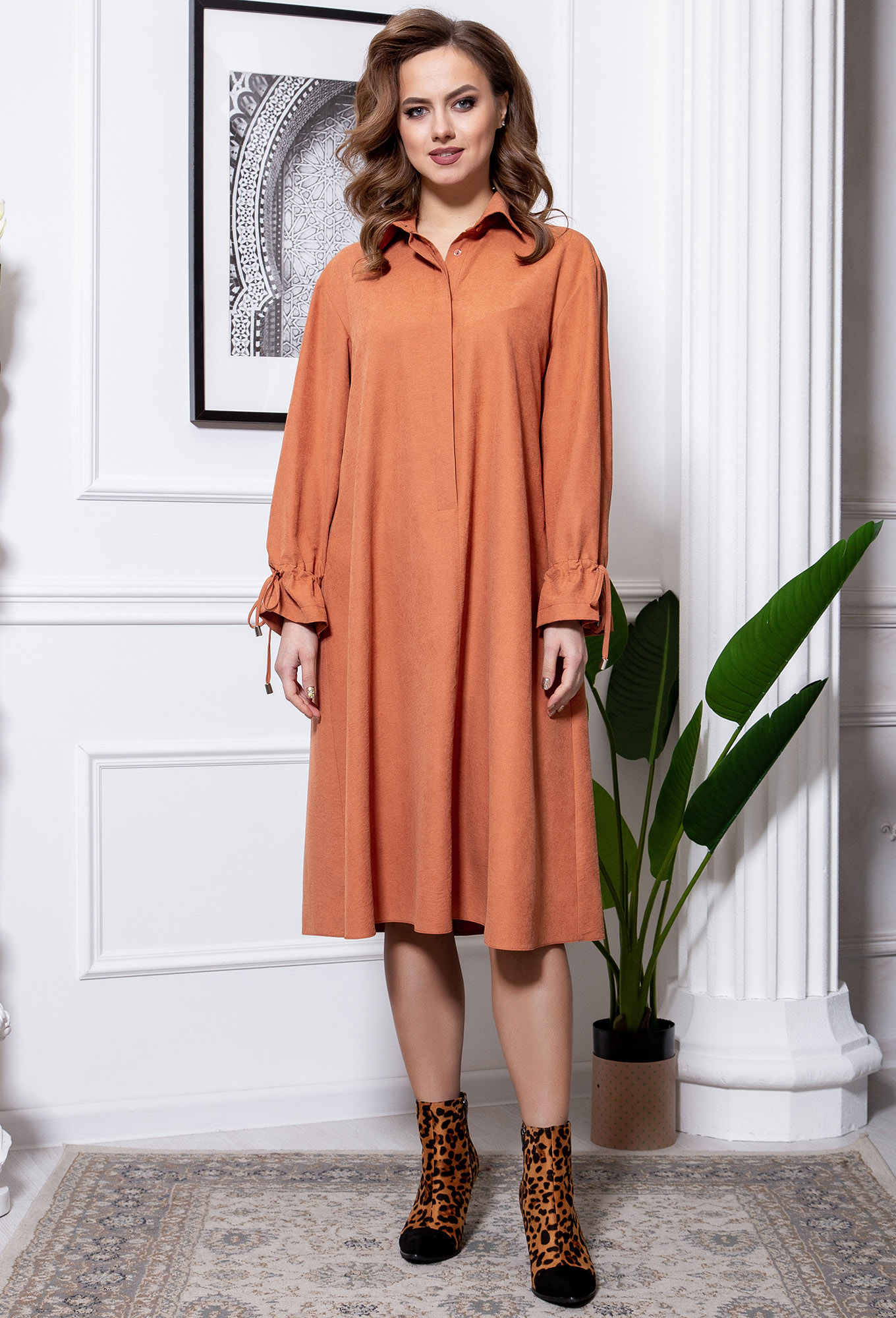 ст. цена2499руб.! Платье Anastasia Mak 980 терракот