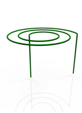 Опора держатель для клубники металлический «Спираль», D=25 см