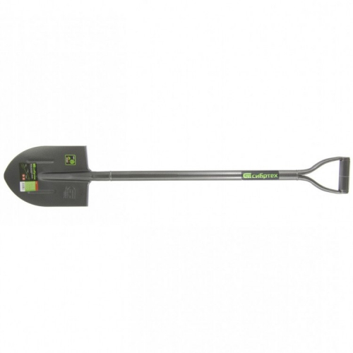 Лопата штыковая, 210х290х1150 мм, цельнометаллическая// Сибртех