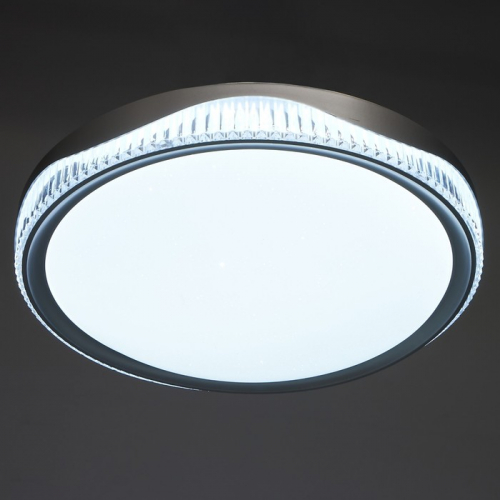 Светильник с ПДУ 1435/1 LED 80Вт серебро 51х51х8,5 см