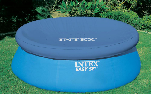 28021, Intex, Тент для бассейнов с надувным бортом Easy Set 305см (D284х30см), уп.6