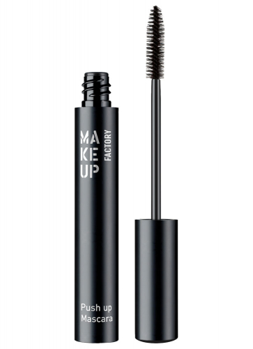  Make up factory Тушь для ресниц с эффектом увеличения Push Up Mascara,  ПРОМО б/упаковки, черный